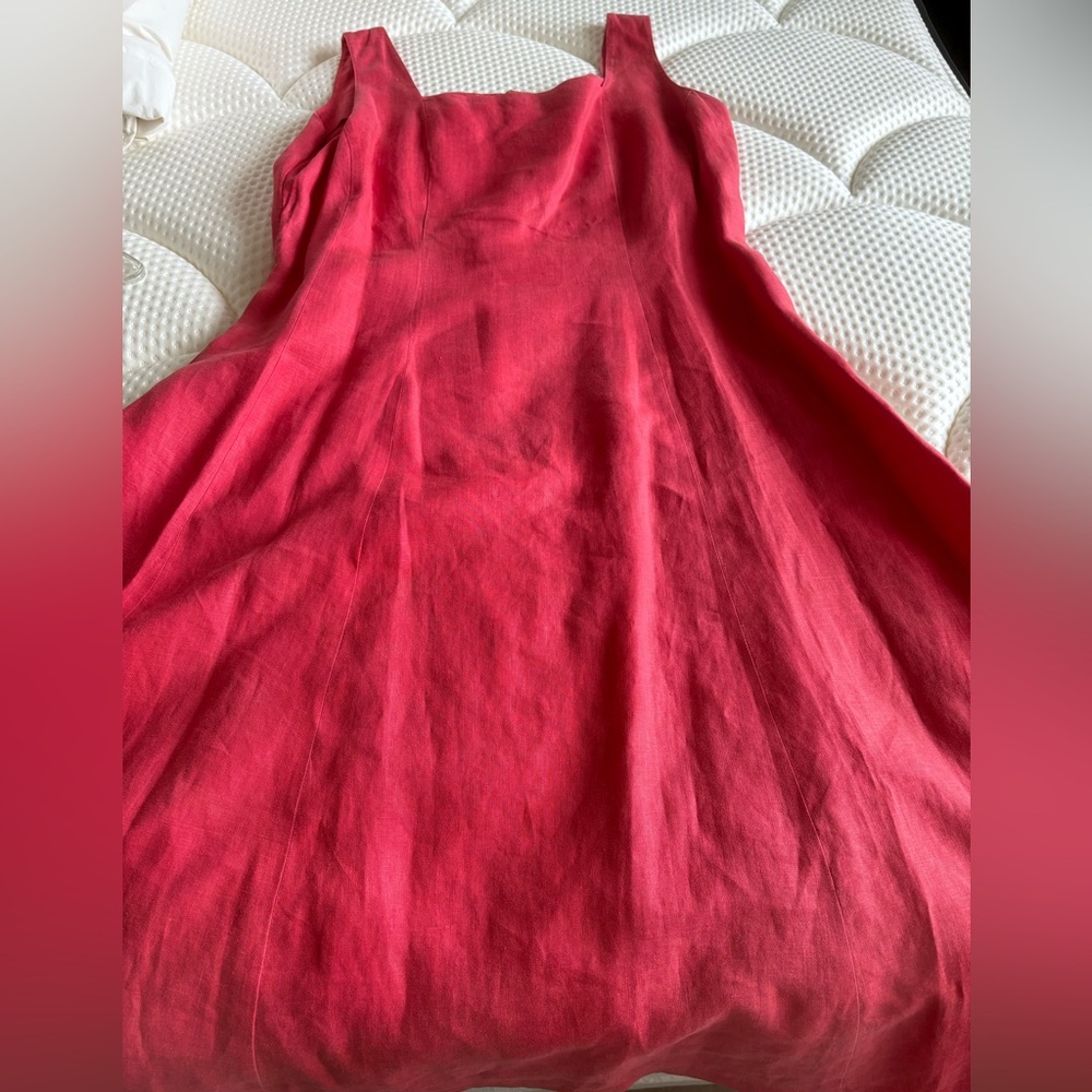 Laura Ashley size US14 linen dress.